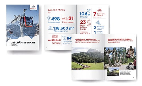 Geschäftsbericht für 3Zinnen, Südtirol